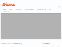 Tablet Screenshot of panama-group.com